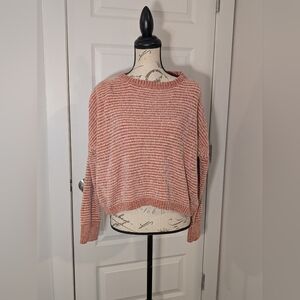 Romeo & Juliet Couture Textured Dusty Rose Sweater Size L